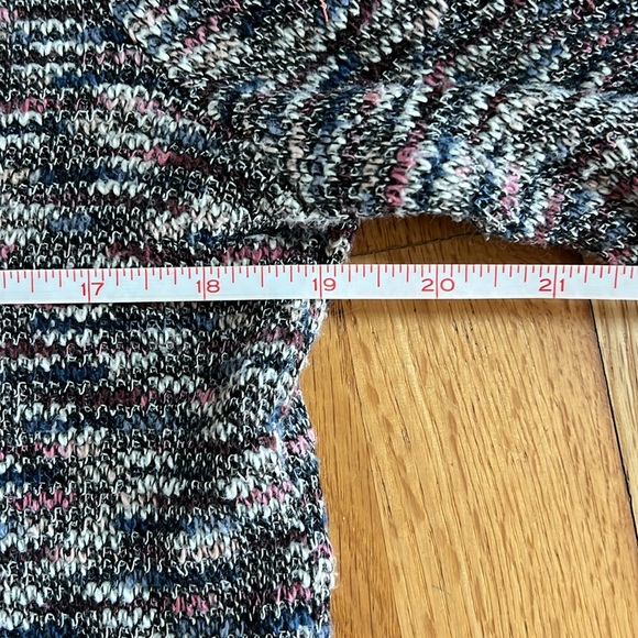 Madewell Pleated Sleeve Crop Sweater, Size Large - Picture 7 of 8